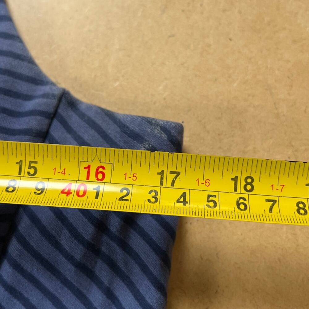 Toad&Co Blue Striped Athletic Dress With Pocket Size Large - Picture 5 of 5